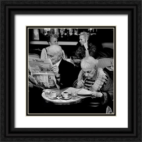 Guibert, Didier 15x15 Black Ornate Wood Framed with Double Matting Museum Art Print Titled - Involvement