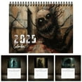 Guibest 2025 Creatures Calendar 12 Months Spiral Calendar Kitty