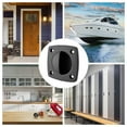 Guibest Black Nylon Recessed Flush Sliding Door Handle Pull Square Door