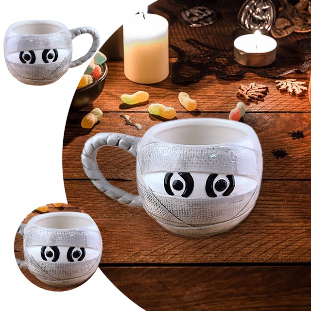 Guibest Fascinating Mug 3D Shade & Colored Bandaged Figure Design For