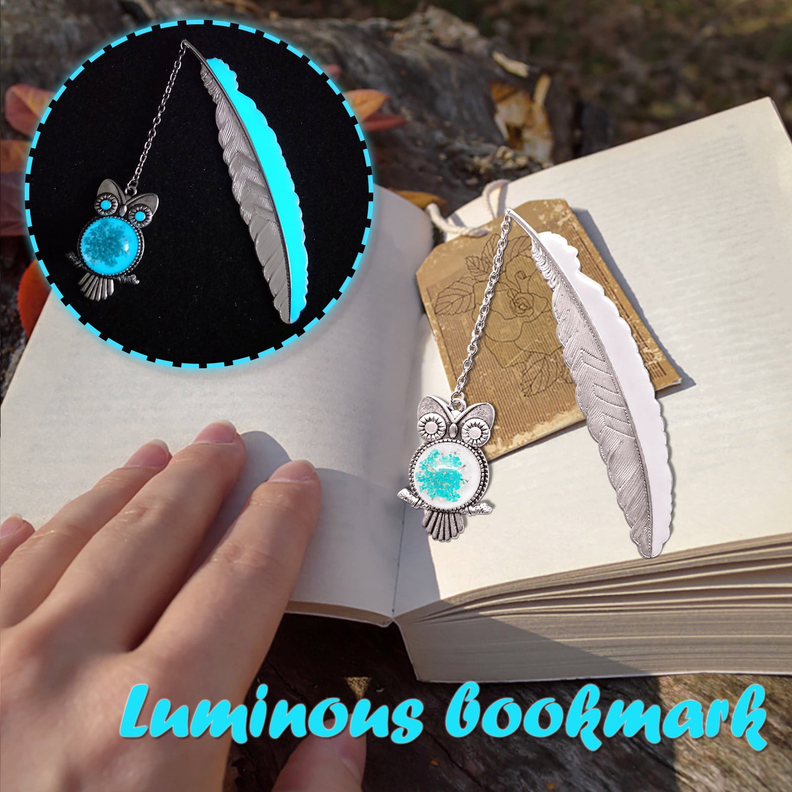 Guibest Luminous Bookmarks Stereo Cartoon Animal Bookmark Wacky