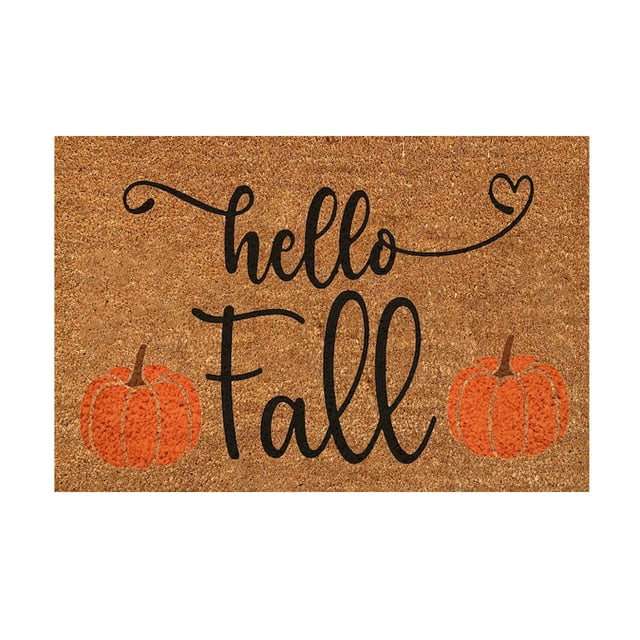 Guibest Thanksgiving Pumpkin Mat Holiday Mat Door Mat Polyester
