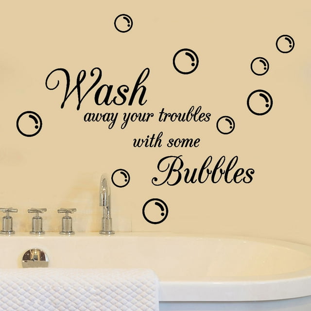 Guibest Wash Removable Art Mural Home Room Wall Stickers Sticker Words