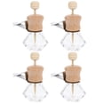 thumbnail image 1 of WRITWAA 4Pcs Wood Glass Fragrance Bottles for Use Essential Shape, 1 of 6