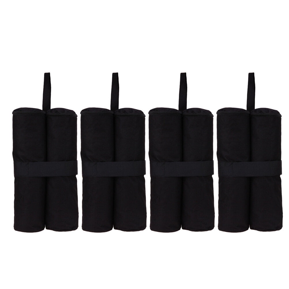 Black Heavy Duty Oxford Cloth Canopy Weight Bags Set of 4