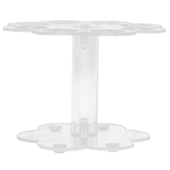 Guichaokj Cream Cone Holders Acrylic Ice Display Stand Restaurant Cupcake Cones Baking Rack Handheld