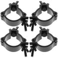 thumbnail image 1 of WRITWAA Black Lighting Clamp Hook O Clamp 4Pcs 6061 Aluminum Alloy Heavy Duty for Stage and Studio Lighting, 1 of 6