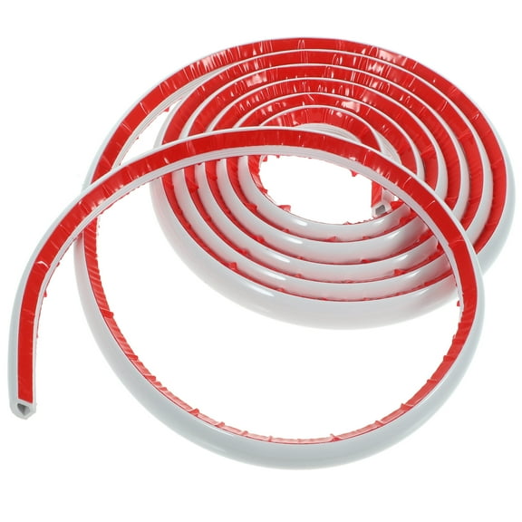 WRITWAA Self-Adhesive Flexible Molding Trim for Cabinets and Mirrors White 118.10.80.4in