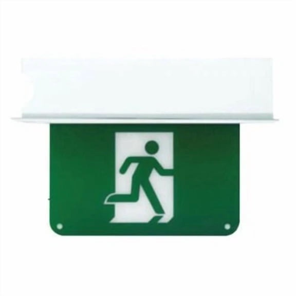 Guida RM Surface or Recessed Edge-Lit Running Man Exit Sign LED Emergency