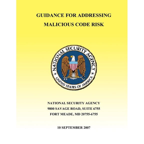 Guidance for Addressing Malicious Code Risk (Paperback)