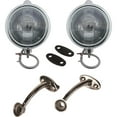 thumbnail image 1 of Guide 682-C Style 12-Volt Headlights w/ Mounting Brackets, Chrome, 1 of 5