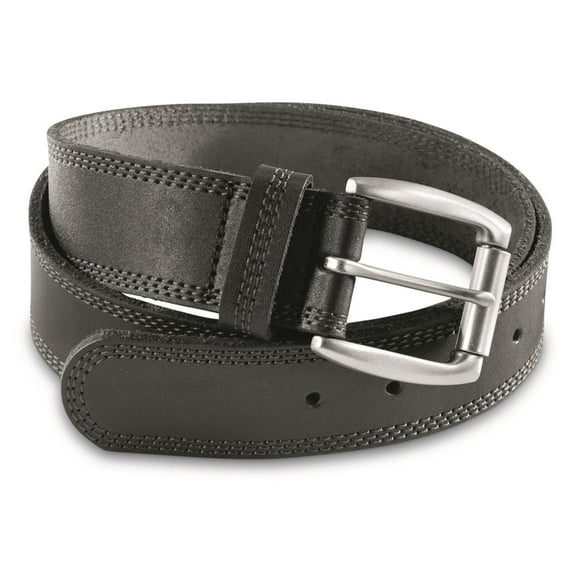 Guide Gear 1.5" Leather Belt Black LARGE