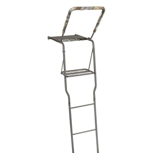 Guide Gear 15' Hunting Ladder Tree Stand with Shooting Rail, Elevated