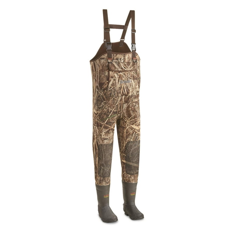 Guide Gear 3.5mm Mens Insulated Hunting Chest Waders with Boots