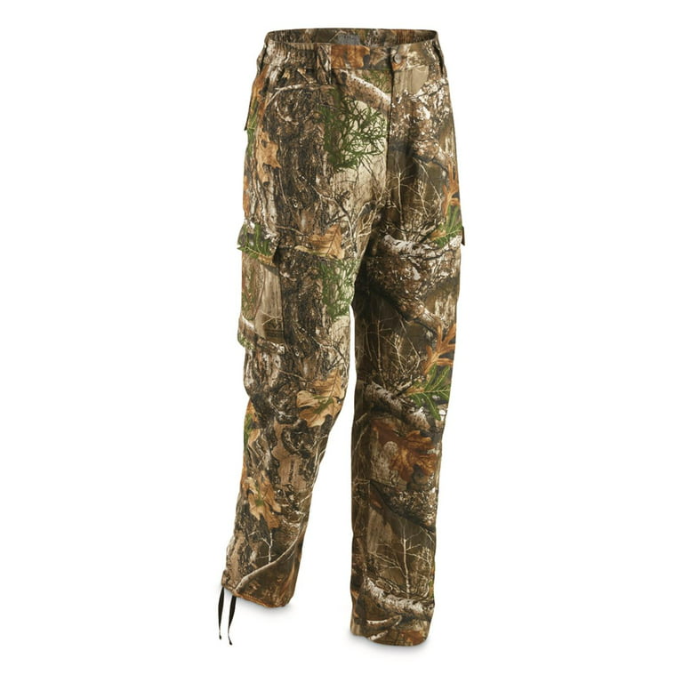Guide Gear 6 Pocket Camo Pants for Men for Hunting with Cargo