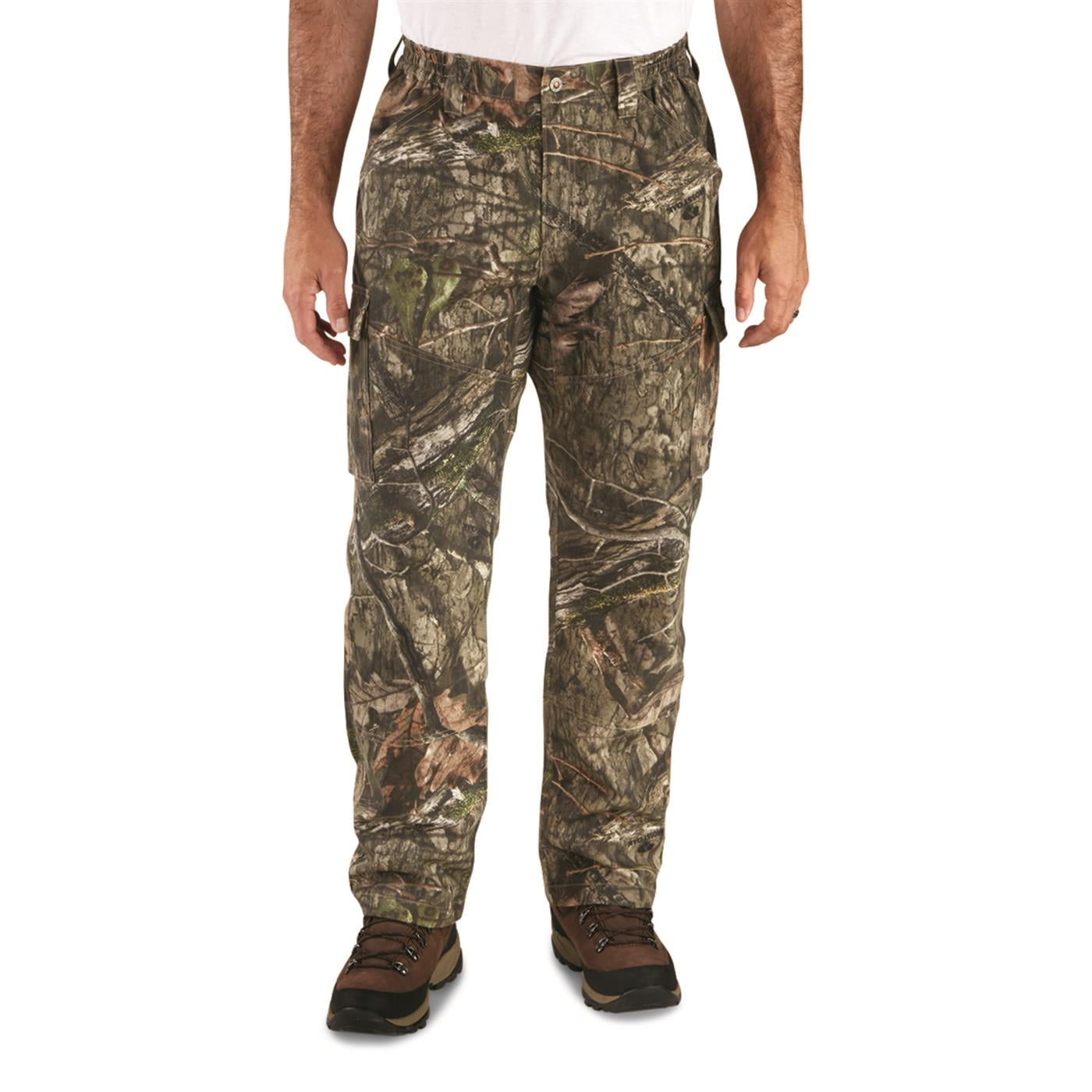 Guide Gear Men's 6-Pocket Hunting Pants Mossy Oak Country Camo L Tall