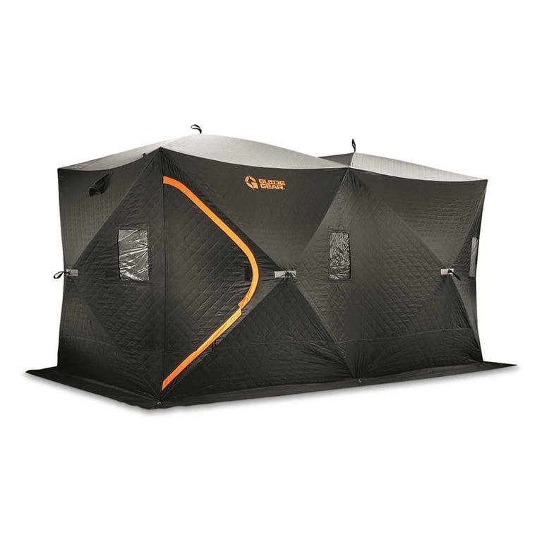 Guide Gear Insulated Hub-Style Ice Fishing Tent, Snow Equipment
