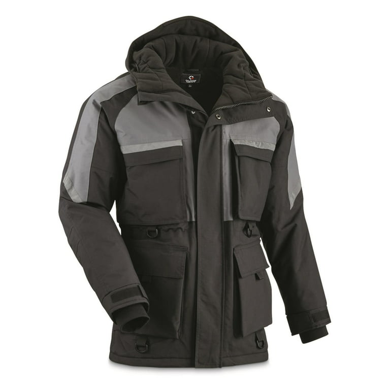 Guide Gear Barrier Ice Winter Men's Parka Jacket, Insulated, Waterproof and  Heavy Duty 