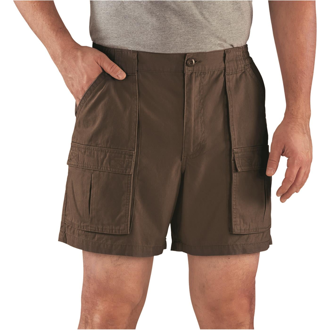 Guide Gear Cargo Shorts for Men Wakota Casual and Cotton 6 Inch