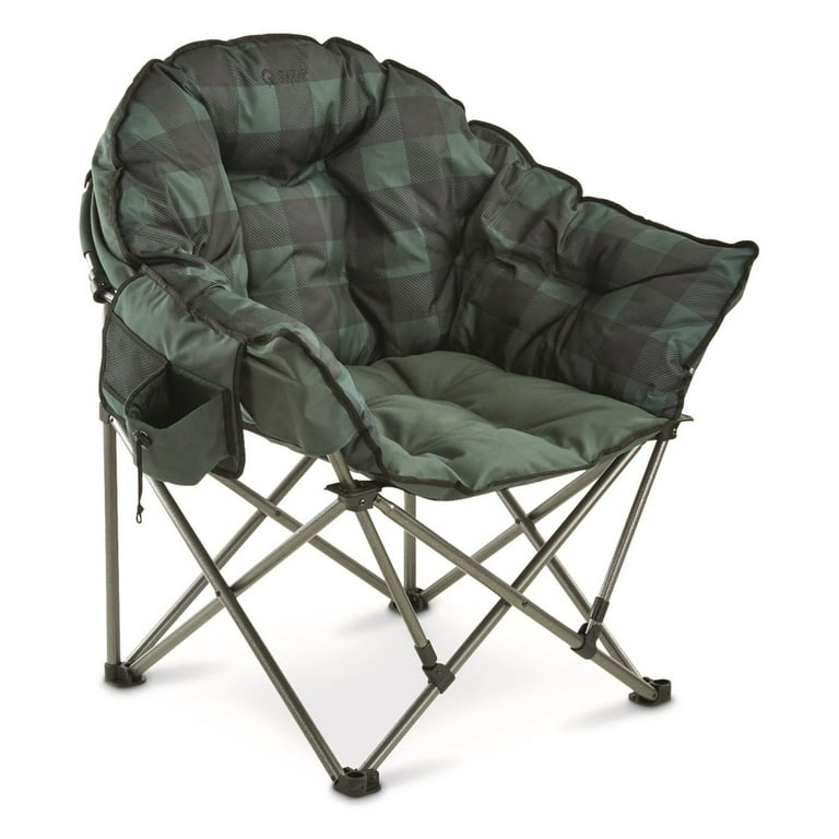 Guide Gear Club Camping Chair Oversized Portable Folding with