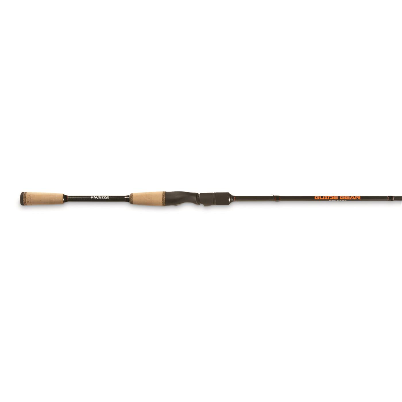 Guide Gear Core Angler Finesse Spinning Fishing Rod, 6 foot 6 Length Pole,  Medium Light Power, Fast Action, Fishing Gear
