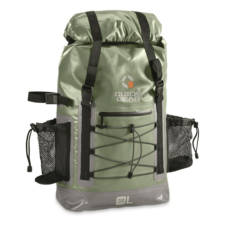 Guide Gear Dry-Bag Backpack, Waterproof, Roll-Top Bag for Hunting