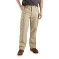 thumbnail image 1 of Guide Gear Men's Outdoor 2.0 Flannel-Lined Cotton Cargo Pants Khaki W30 L30, 1 of 3