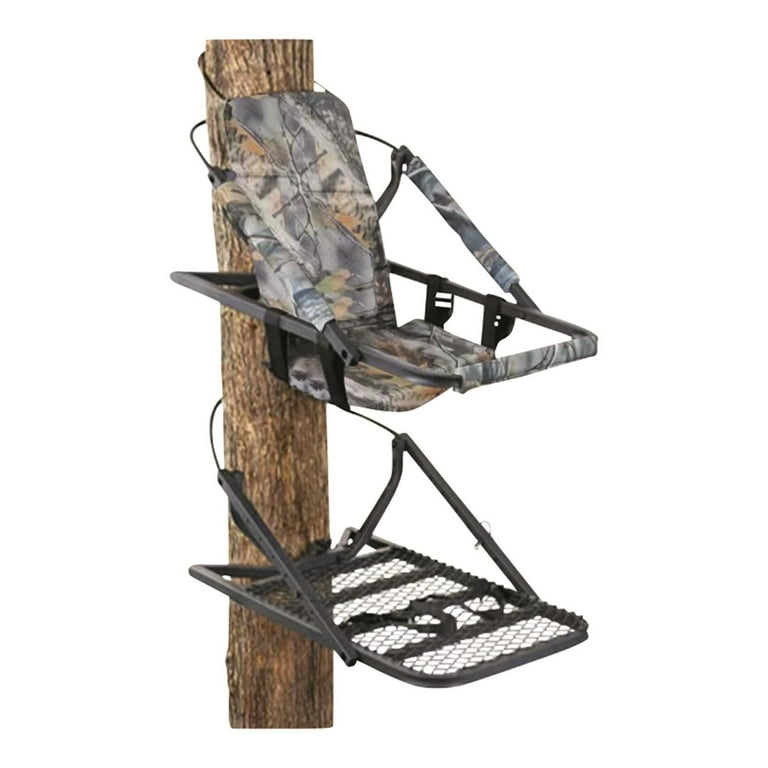 Guide Gear Extreme Deluxe Climbing Tree Stand for Hunting with Seat and  Foot Platform, Deer Hunting Accessories 