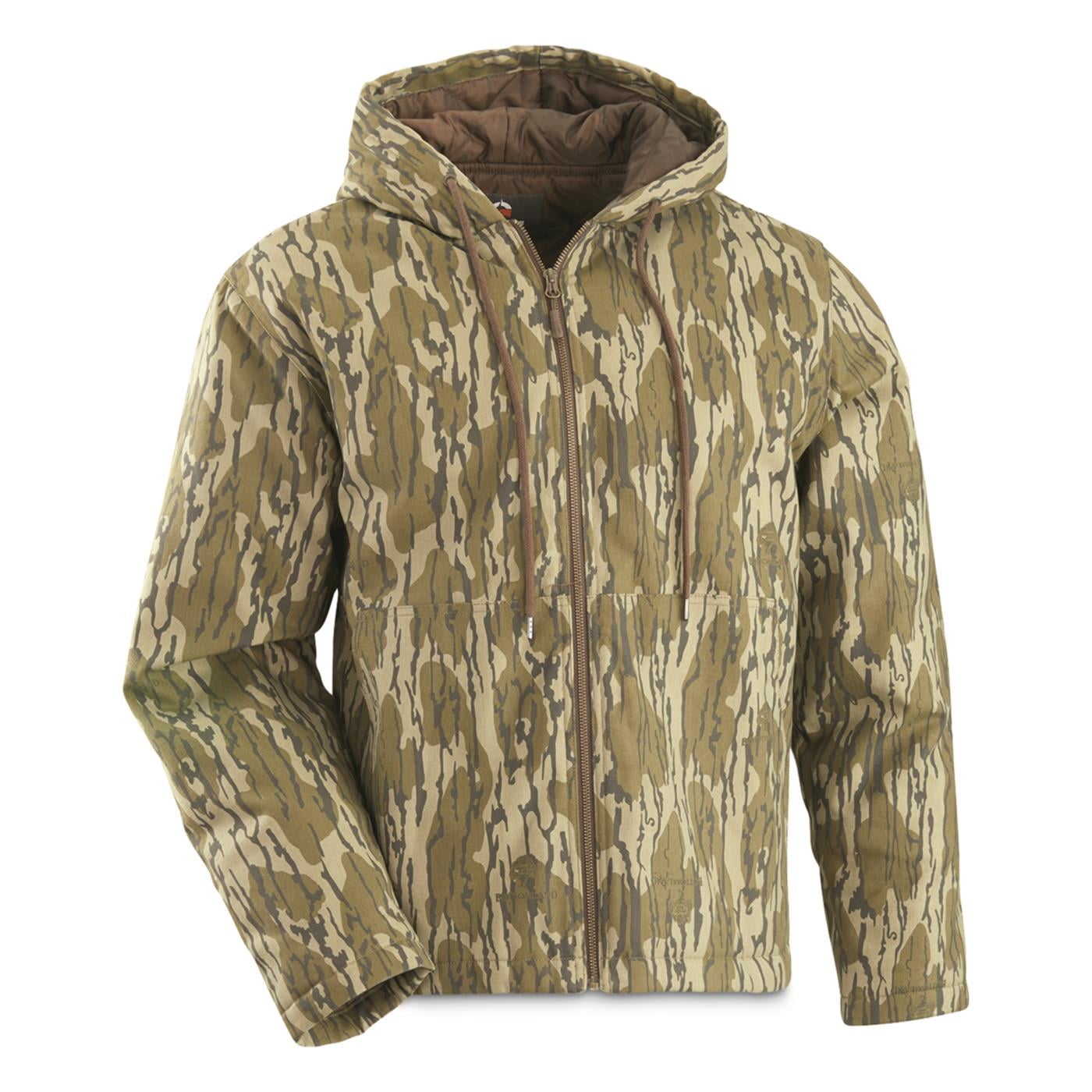 Guide Gear Insulated Hunting Jacket Mossy Oak Bottomland Original LARGE