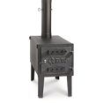Guide Gear Large Outdoor Wood Burning Stove Portable with Chimney Pipe