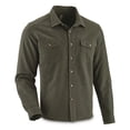thumbnail image 1 of Guide Gear Long Sleeve Cotton Chamois Shirt, Irregular Rifle Green MEDIUM, 1 of 2
