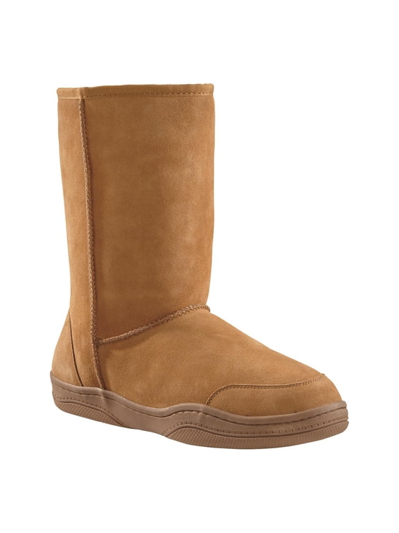 Men's 10" Boot Slippers Chestnut 10D (Medium)