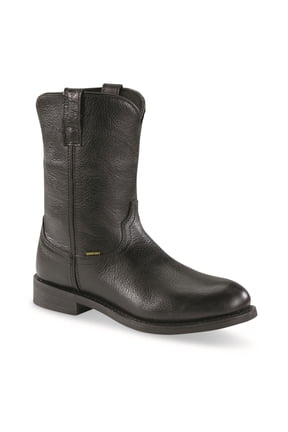 Men's 10" Roper 2.0 Waterproof Boots Black 10 2E (Wide)