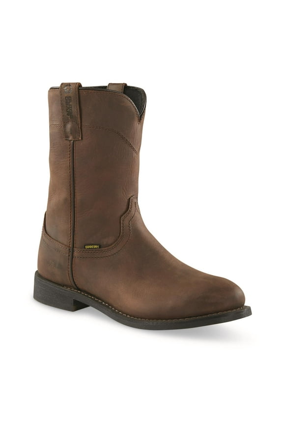 Men's 10" Roper 2.0 Waterproof Boots Distressed Brown 11 2E (Wide)