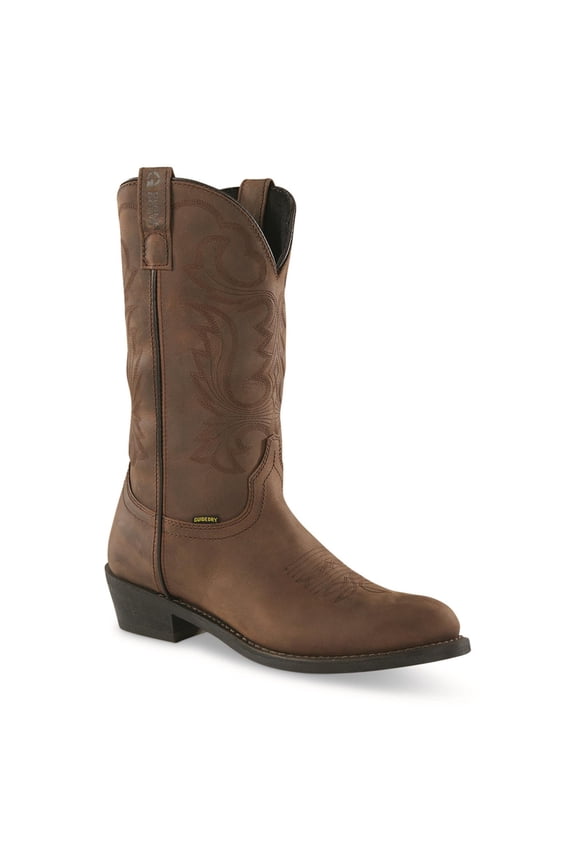 Men's 12" Western 2.0 Waterproof Boots Distressed Brown 11.5 2E (Wide)