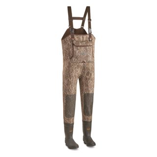 OXYVAN Insulated Chest Waders With 600G Boots - Realtree MAX-7 Camo For Hunting & Fishing