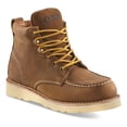thumbnail image 1 of Guide Gear Men's 6" Moc Toe Wedge Work Boots Brown 10 2E   (Wide), 1 of 8