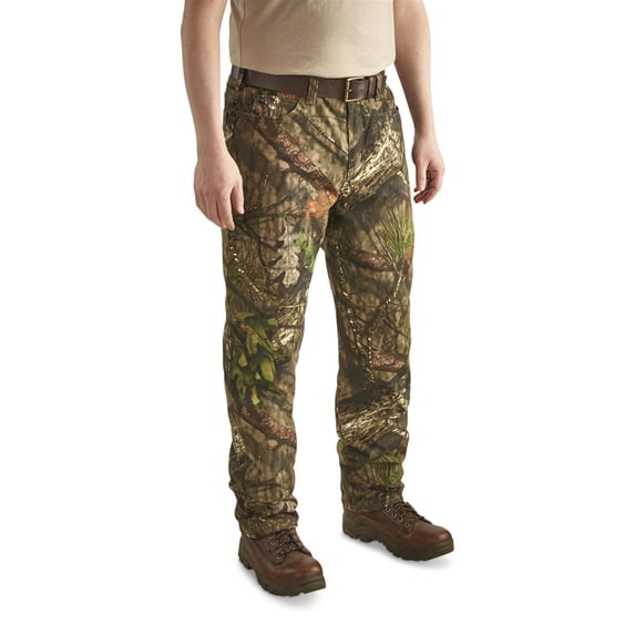 Guide Gear Men's Camo Lined Jeans Mossy Oak Break-Up Country W30 L32 ...