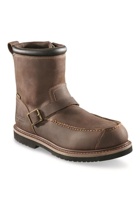 Men's Field Series Uplander Waterproof Side-zip Hunting Boots Brown 8D (Medium)