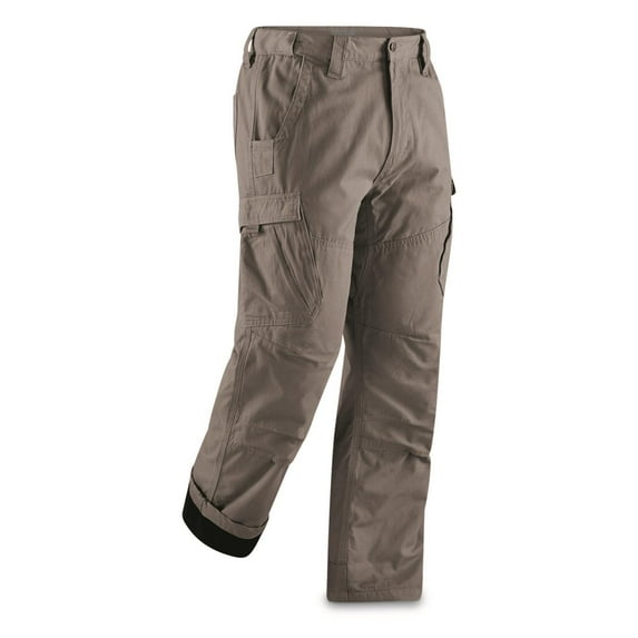Guide Gear Men's Fleece-lined Flex Canvas Cargo Work Pants Charcoal W30 L32