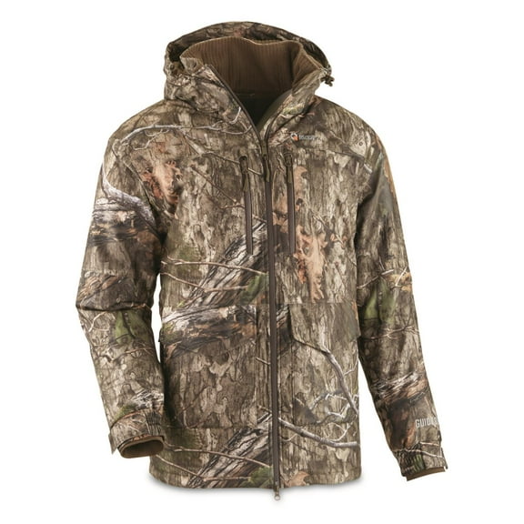 Guide Gear Men's Guide Dry Steadfast Insulated Parka Mossy Oak Country DNA LARGE