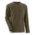 thumbnail image 1 of Guide Gear Men's Heavyweight Fleece Base Layer Top Olive Brown LARGE, 1 of 2
