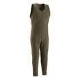 thumbnail image 1 of Guide Gear Men's Heavyweight Fleece Base Layer Union Suit Olive Brown XL, 1 of 2