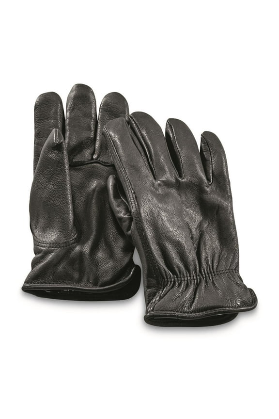Men's Insulated Leather Gloves Black 2XL