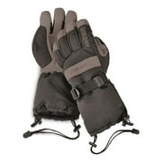 Guide Gear Men's Leather Winter Gloves Insulated, Waterproof For Snowmobile, Snowboard, Skiing