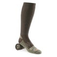 thumbnail image 1 of Guide Gear Men's Merino Wool Blend Midweight Boot Socks, 2 Pairs Brown/Oatmeal LARGE, 1 of 2