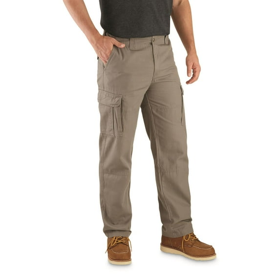 Guide Gear Men's Outdoor 2.0 Cotton Cargo Pants Driftwood W42 L30