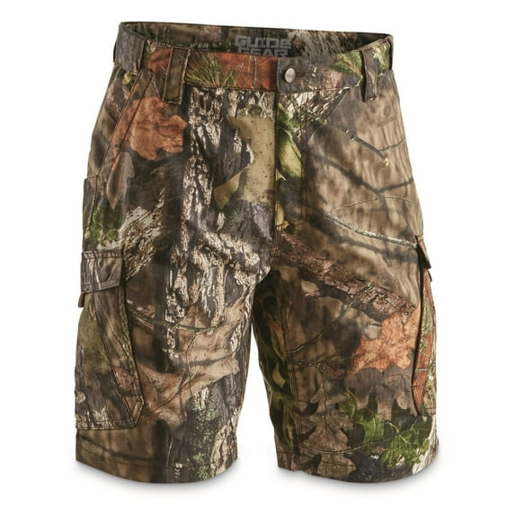 Guide Gear Men's Ripstop Camo Work Shorts Mossy Oak Break-Up Country 50