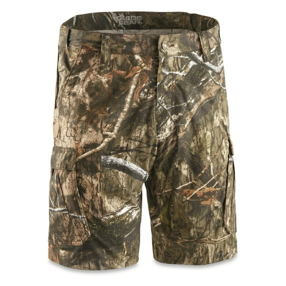 Guide Gear Men's Ripstop Camo Work Shorts Mossy Oak DNA 38