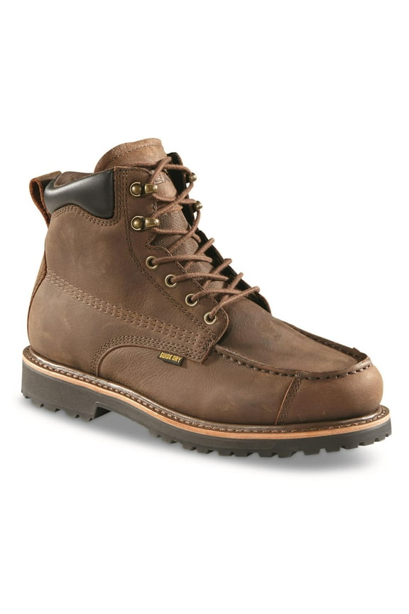 Men's Rugged Timber Waterproof Chukka Boots Canteen Brown 8.5D (Medium)